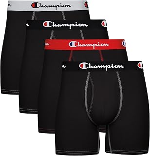 Champion Men's Everyday Cotton Stretch- 4 Pack