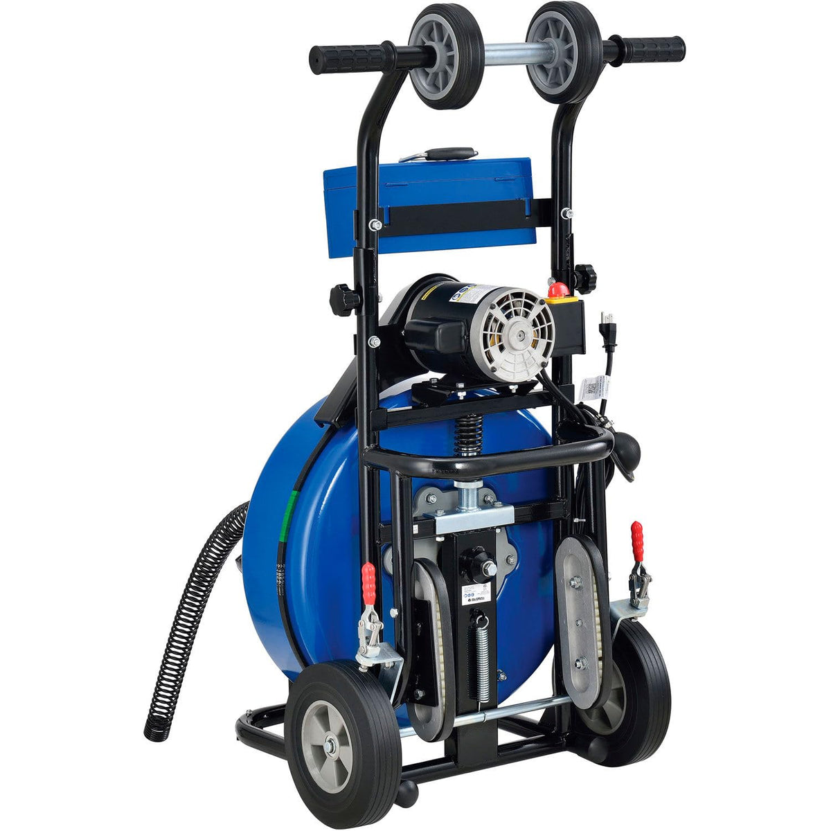 Drain Cleaner For 4-9" Pipe w/5/8" & 3/4" x 100' Cables & Drums by Global Industrial – Model 502065