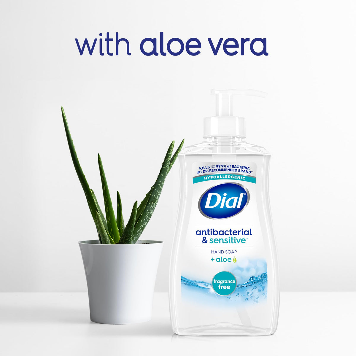 Antibacterial Liquid Hand Soap by Dial – 52 Fl Oz (Pack of 3), Clear, Pack of 3, Model 3114115