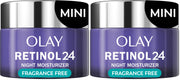Retinol 24 Face Moisturizer by Olay – 0.5 Fl Oz (Pack of 2), Ivory, Pack of 41, Model av2022-Olay-face moisturizer fragrancefree trial size-abafcc01
