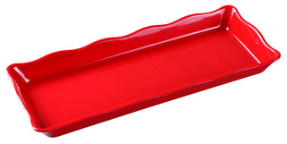 Deli Collection Scallop Edged Display Tray by Yanco – Melamine, White, Pack of 72, Model DC-6014R