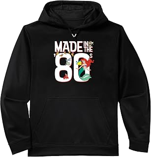 Disney The Little Mermaid Ariel Made In The 80's Vintage Performance Hoodie