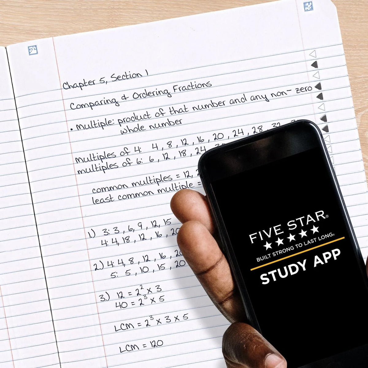 COLLEGE Ruled Composition Books + Study App by Five Star – Model WRCB