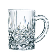 Noblesse Beer Mug by Nachtmann – 9.4 cm x 14.5 cm x 13.9 cm, 600 milliliters, Kristallglas, Transparent" Gold "Colorless, Pack of 2