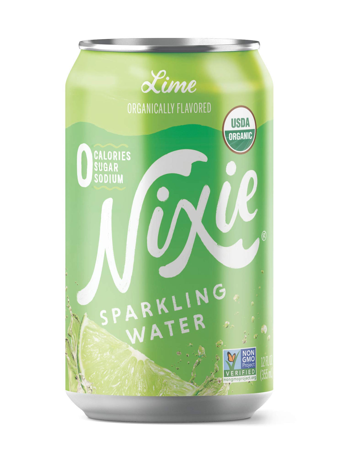 Nixie Lime / 12 Fl Oz (Pack of 24) / 24 Carbonated Water