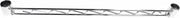 Nexel AHR24C Chrome Hanging Rail 24" W, Silver, 100 Lbs Capacity