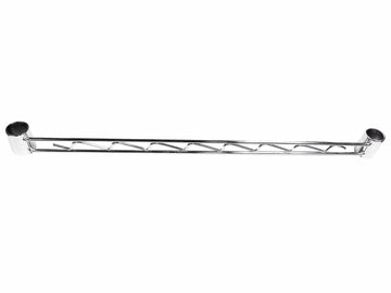 Chrome Hanging Rail 24" W by Nexel – 24 inch, Nickel, Chrome, Model AHR24C