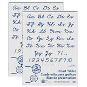 ® Chart Tablet by Pacon – Medium, Paper, White, Pack of 2, Model PAC74510-2