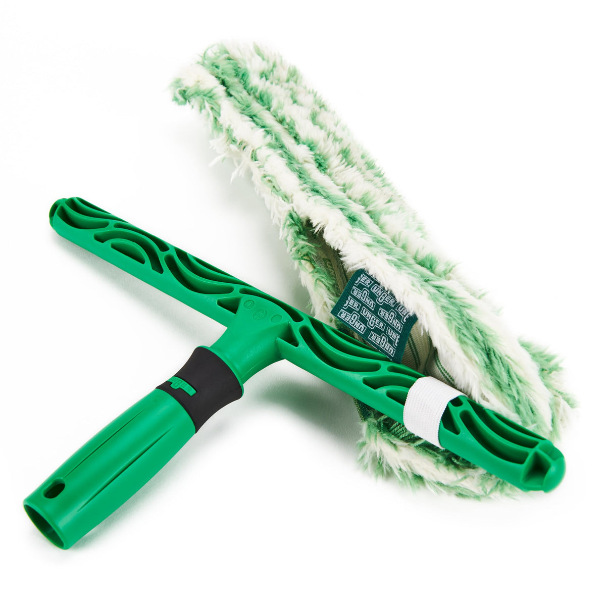 Commercial Monsoon Plus StripWasher® Sleeve with Scrub Pad (Case of 10) by UNGER – 14 inches, Green, Pack of 10, Model MS350