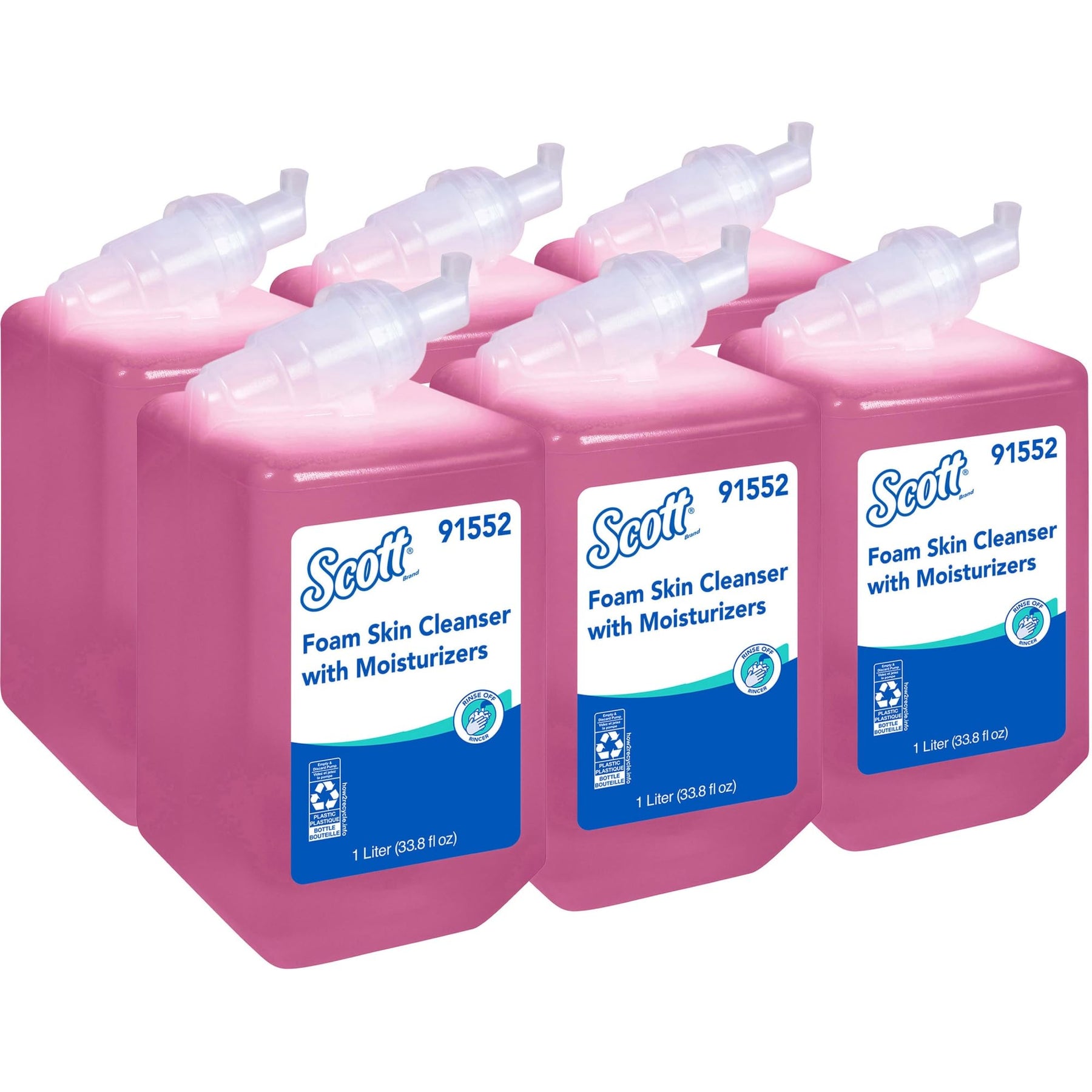 Kleenex(R Foam Skin Cleanser, 33.8 oz, Pink, Case of 6