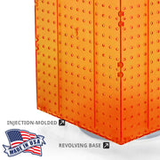 Azar Displays Pegboard only / Orange / 14 x 14 x 20 inches Panels & Units