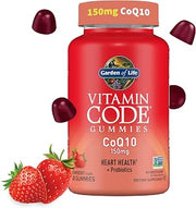 Garden of Life Vitamin Code CoQ10 Gummies, Strawberry Flavor, 60 Gummies
