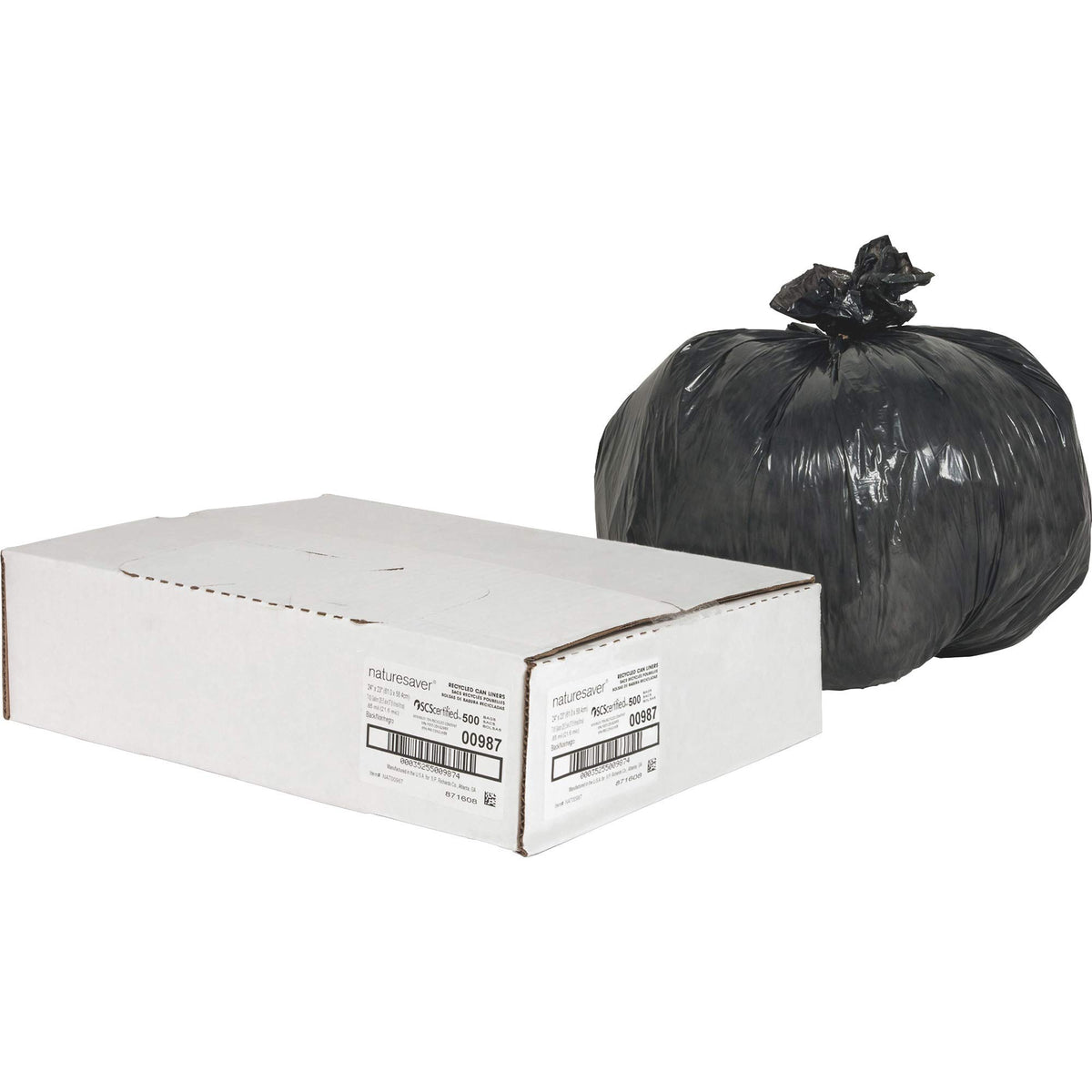Nature Saver Black / Small / Industrial Trash Bags