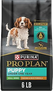 Purina Pro Plan Small Breed Puppy Food, Chicken & Rice, 6 lb Bag