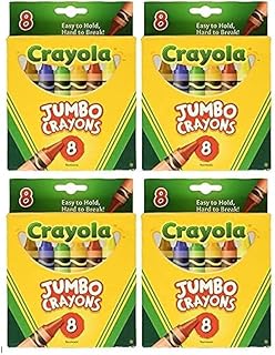 Crayola Jumbo Crayons 8ct Pack of 4 …