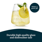 Libbey Stemless All Purpose 6 / 6 Count / Modern Wine Glasses