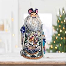 The Fairy Lady Santa Hand-Painted Wood Carved Masterpiece - 217012