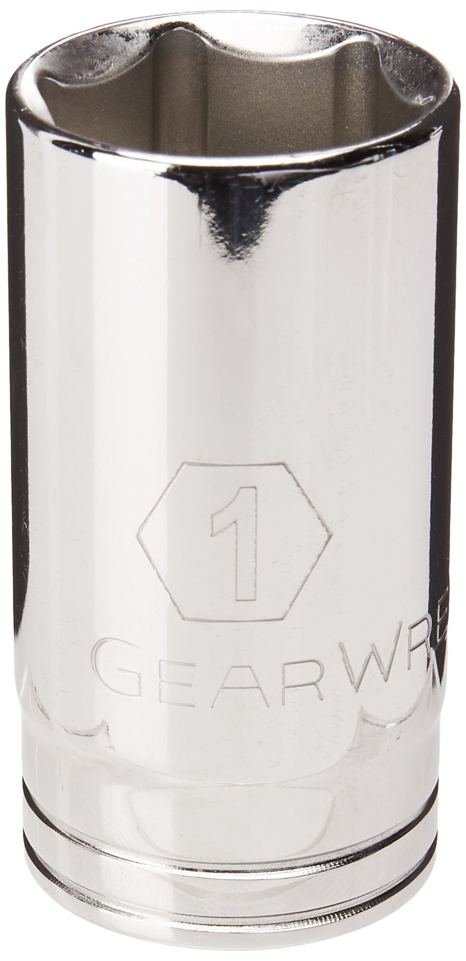 3/8" Drive 6 Pt. Deep Socket 1" by GEARWRENCH – 1 in, Alloy Steel, Silver, Model 80593