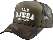 Team OJEDA Lifetime Member Family Last Name Trucker Hat with Adjustable Mesh Back