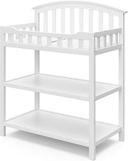 Graco Changing Table with Water-Resistant Changing Pad, White