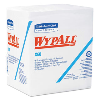 Wypall X60 Wipers by Kimberly-Clark – 1/4 Fold, Model 34865