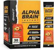 ONNIT Labs Alpha Brain Instant Peach, 4.2 OZ