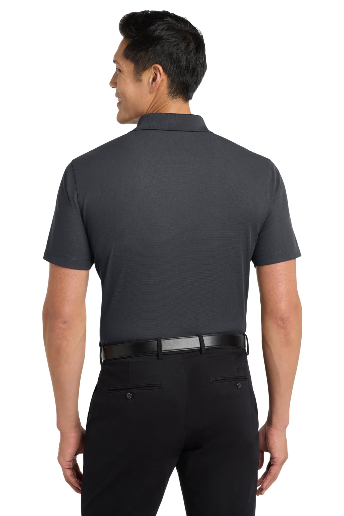 Unisex Dry Zone Grid Polo by Port Authority – X-Large, Polyester, Grey, Model SNM-985545