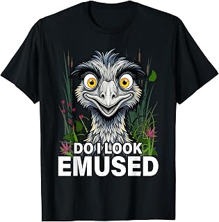 Best Emu Costume for Men Women Kids Emu Bird Emu Lover T-Shirt