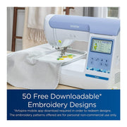 Elite PE900 Large Embroidery Machine Bundle by Brother – Plastic, white, Pack of 4, Model PE900k1