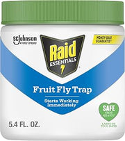 Raid Essentials Fruit Fly Trap, Made with Essential Oils, Child and Pet Safe, 5.4 oz