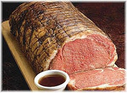 Ada Valley Gourmet Foods No Roll Cooked Rare Half Prime Beef Rib, 7.5 Pound - 2 per case.