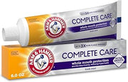 Arm & Hammer Complete Care Toothpaste, Fresh Mint, 6.0 oz | Teeth Whitening, Fluoride, Gum Health, Whole Mouth Protection
