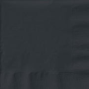 Creative Converting Beverage Napkins 5"X5" 50/Pkg-Black Velvet