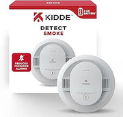 Kidde Smoke Detector, AA Battery-Powered, 20SDR, 1 Pack | LED Status Lights and Loud 85 dB Alarm, Ideal for Homes and Apartments