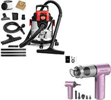 Shop-Vac 3 Gallon 4.0 HP Wet/Dry Vacuum with Blower Function and S4 Handheld Car Vacuum Cleaner Cordless (Purple)