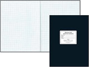 Rediform National Laboratory Notebook, Letter Size, Quadrille Ruled, 60 Sheets, Black