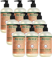 Mrs. MEYER'S CLEAN DAY Liquid Hand Soap Geranium 12.5 Fl Oz (Pack of 9)