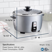 Panasonic 23 Cup / 120V / Cooker Commercial Rice Cookers