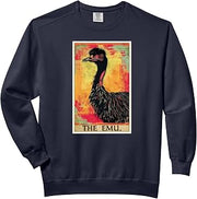 Emus Emu Tarot Card Comfort Colors Adult Sweatshirt