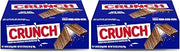 CRUNCH Full-Size Candy Bar, Creamy Milk Chocolate with Crunchy Crisped Rice, Single Bar, 1.55 oz (Pack of 2)