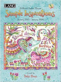LANG Simple Inspirations™ 2025 Monthly Pocket Planner (25991003185)