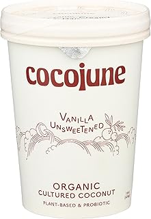 Cocojune Organic Unsweetened Vanilla Multiserve, White, 1 Pound (Pack of 1)