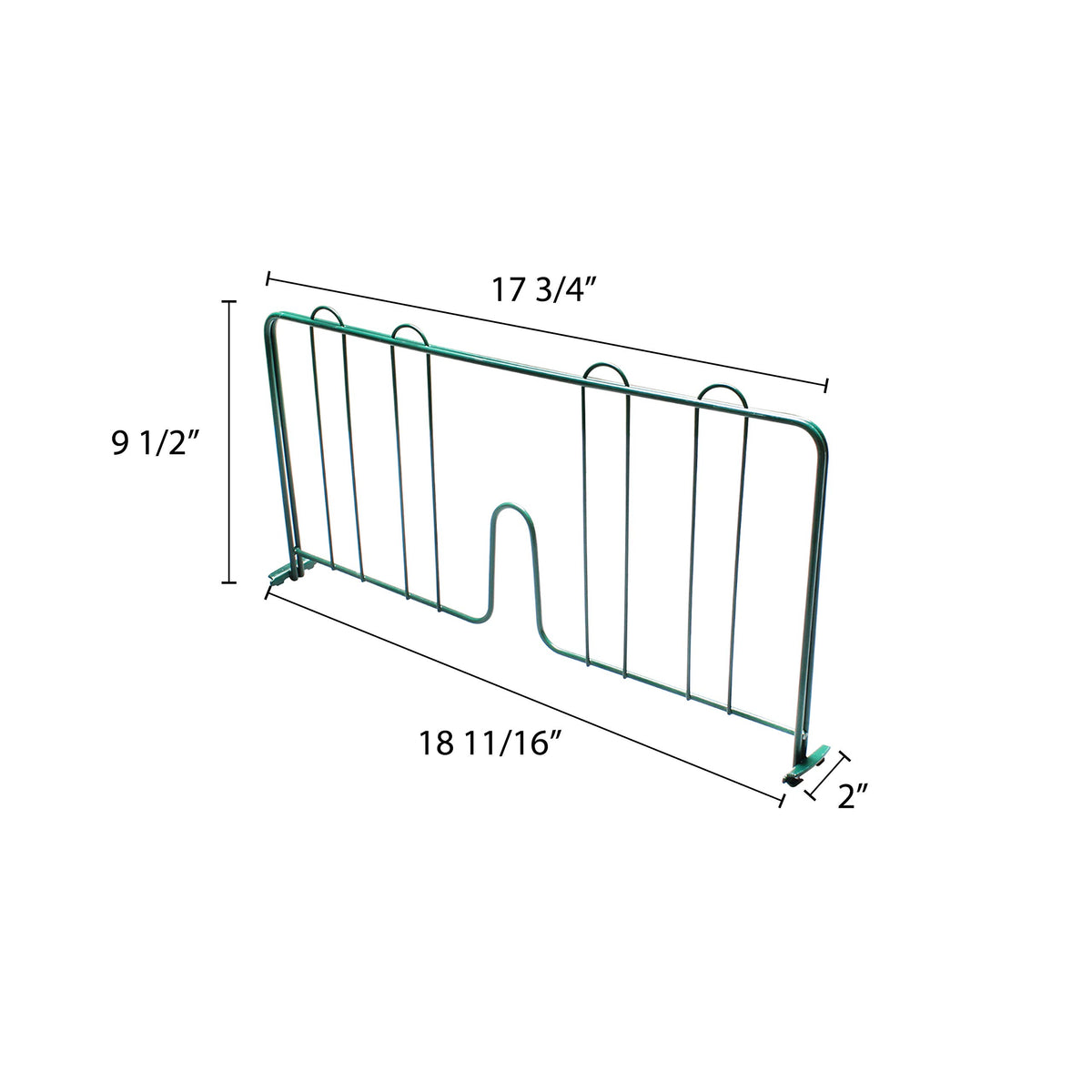 Thunder Group Green / 18" / 1 Shelf Dividers