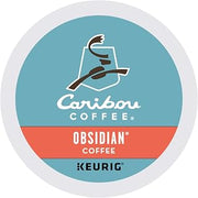 Caribou Coffee Obsidian, Single-Serve Keurig K-Cup Pods, Medium Roast Coffee, 72 Count