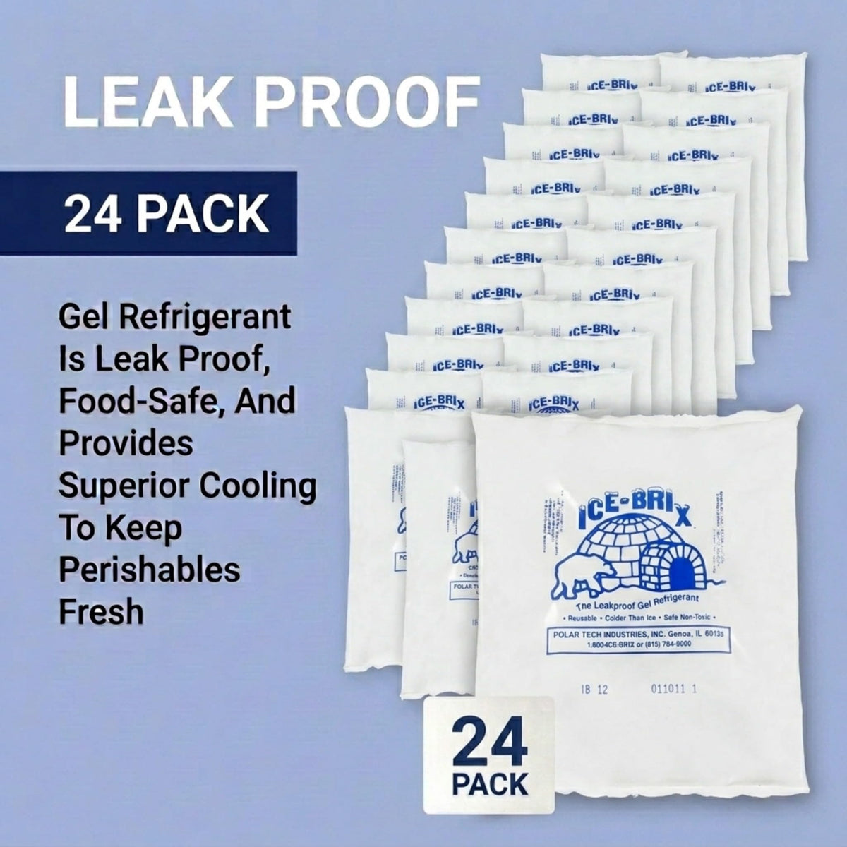 BOX USA Kraft / 1 / 24 Cold Packs