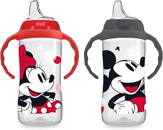 NUK Crystal Learner Cup, 10 Ounce, 2 Pack (Disney)