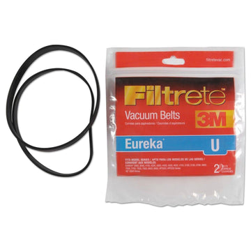 Filtrete Eureka U Vacuum Belt - 2 Belts by 3M – 2 Belts, _, Model 67312
