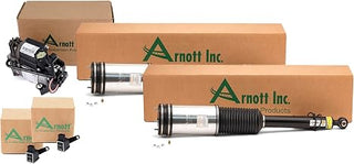 Arnott Rear Air Struts & Compressor Sensors Kit For W220 Airmatic Air Dryer ABCO Without Bi-Xenon Intelligent Lighting Systems