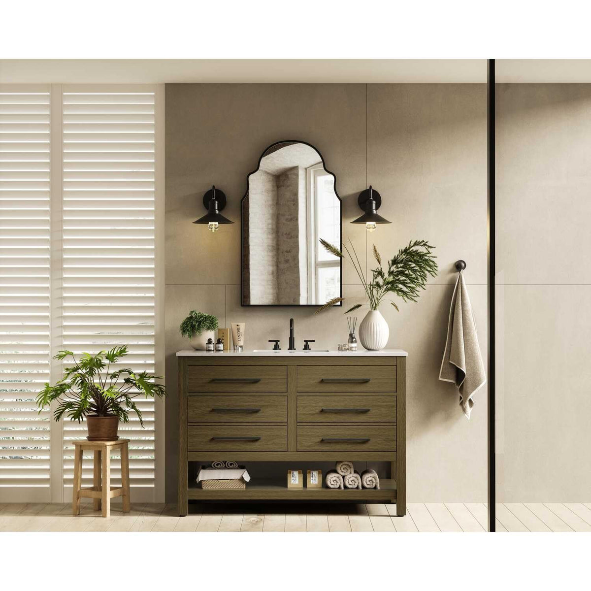 Bathroom Vanity Chestnut Brown by karson – Chestnut Brown