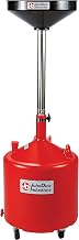 JohnDow Industries JDI-18DCP 18 Gallon Poly Portable Economy Oil Lift Drain, JDI-18DCP for Changing Oil, Adjustable Height 48 in. to 71 in, with Wheels for Easy maneuverability Around The Shop
